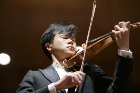 Simon Zhu at the Festival Paganiniano of Carro 